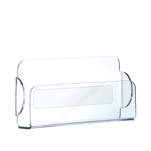 Podwieszana kieszeń z plexi na wizytówki